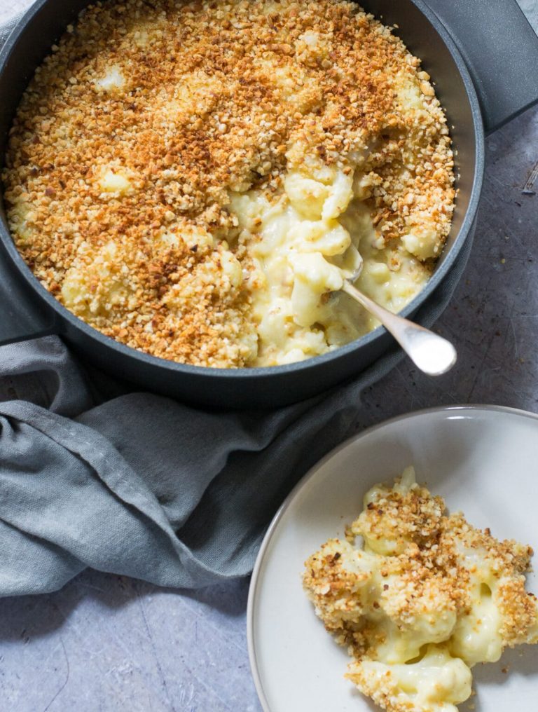 vegan cauliflower cheese