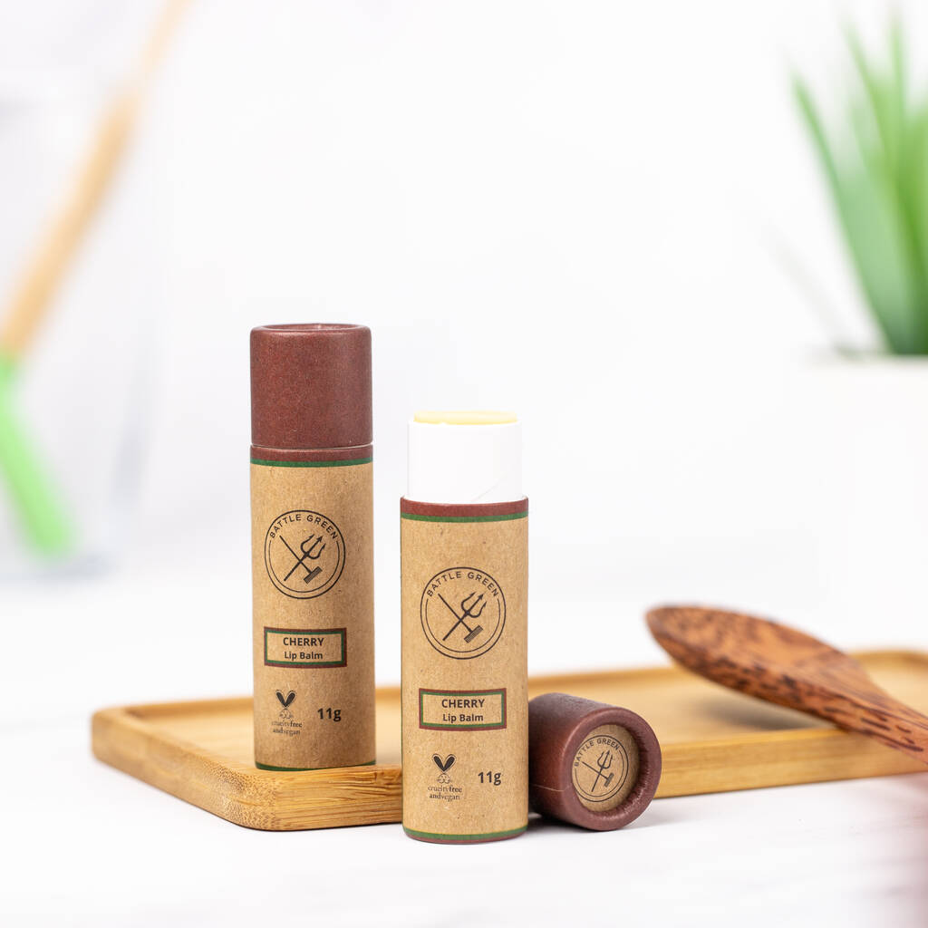 Battle Green lip balm