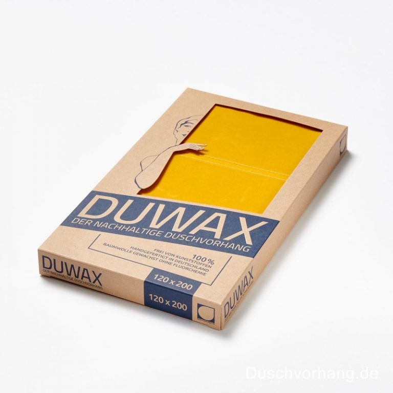 waxed cotton shower curtain