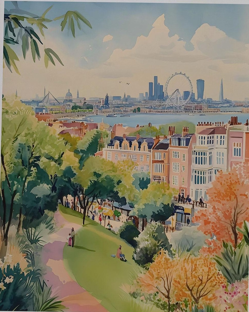 Primrose Hill Pastel Pine