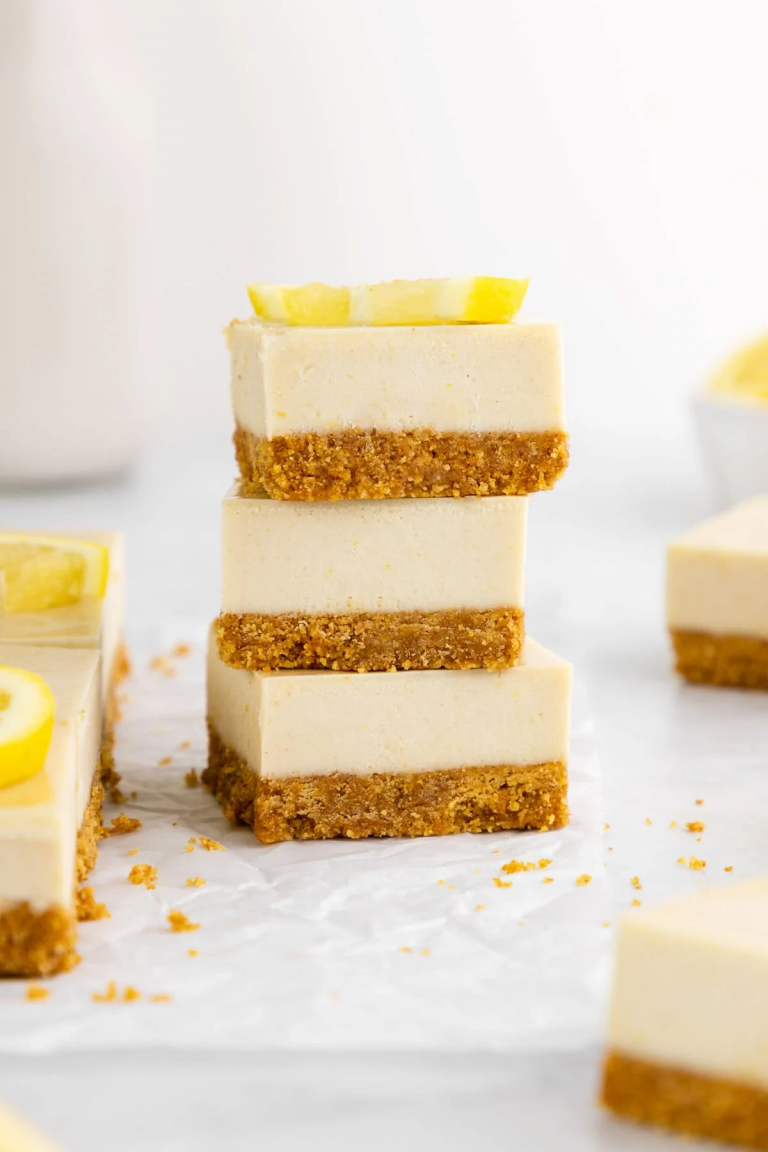 no-bake lemon cheesecakes