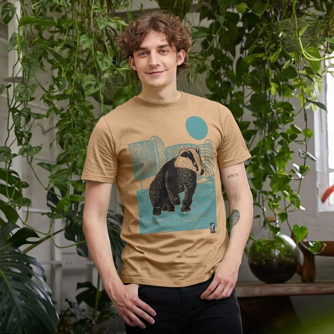 organic badger tee