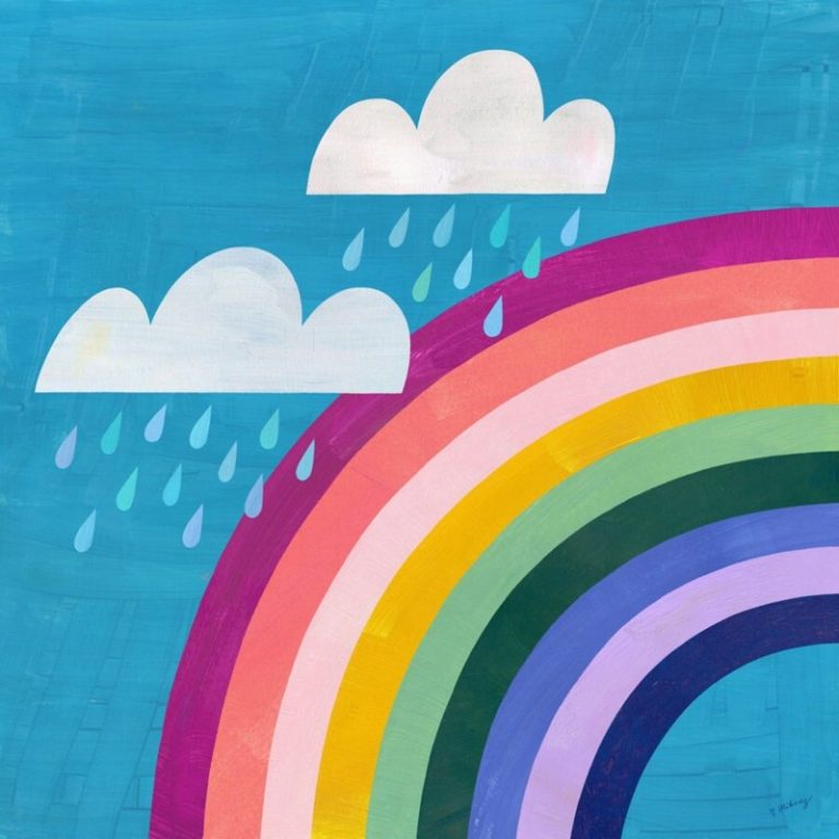 rain and rainbows Melanie Mikecz