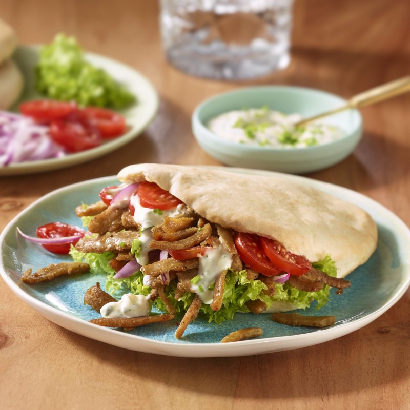 Vivera plant-based shawarma sandwich