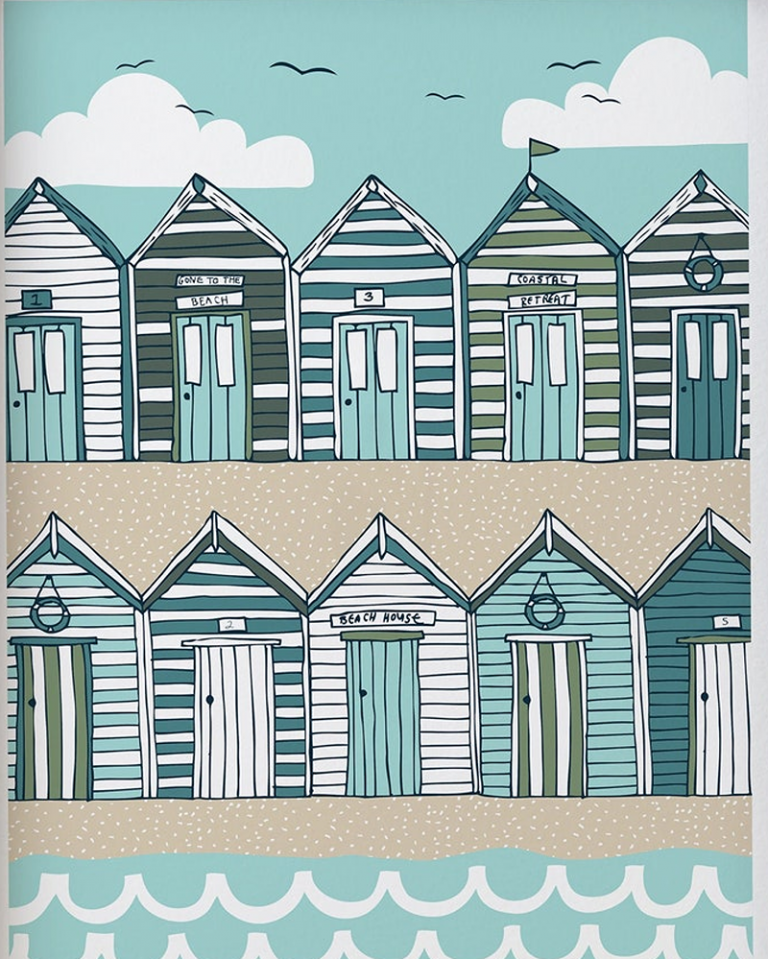 beach huts