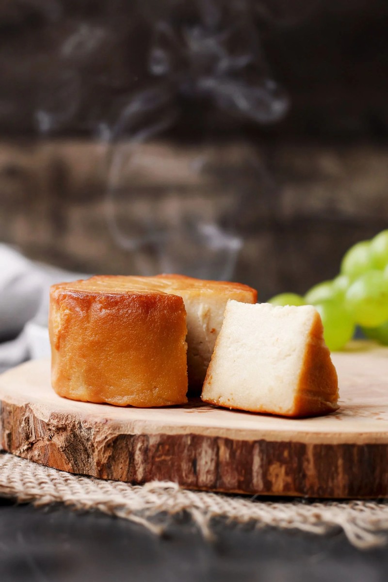 hickory smoked aged vegan cheese