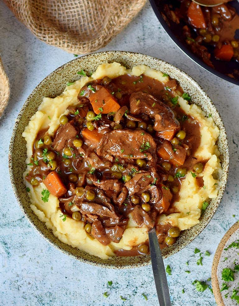 mushroom bourbuignon