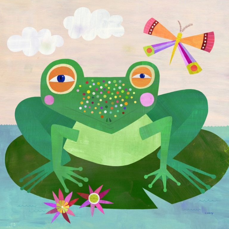 spotted frog Melanie Mikecz