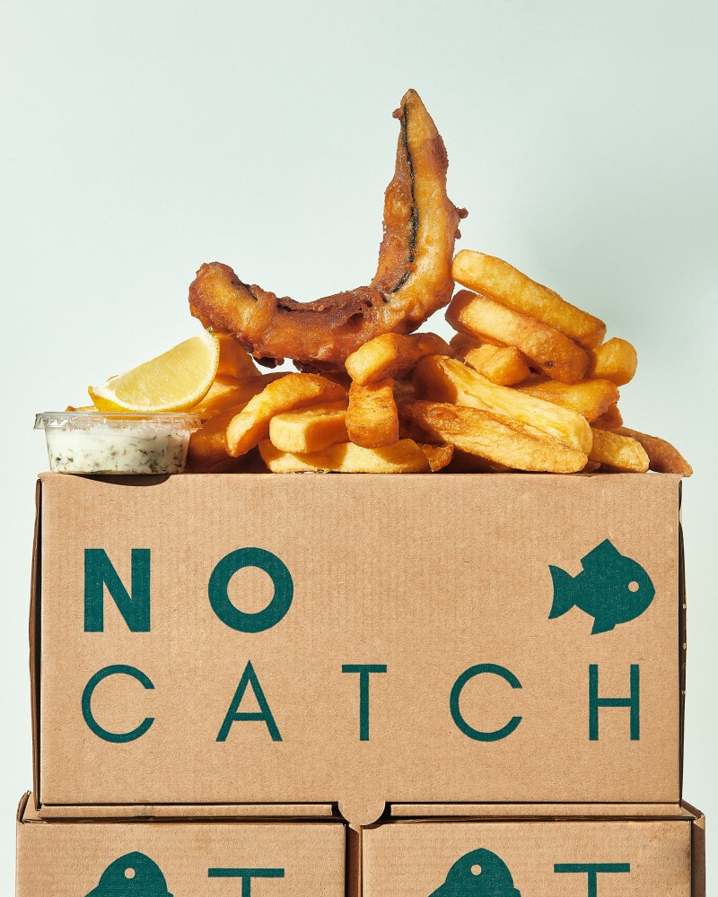 no catch vegan fish and chips 