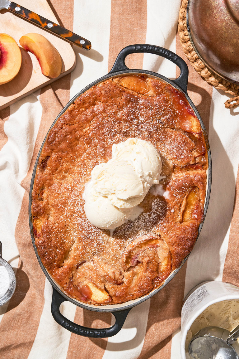 peach cobbler