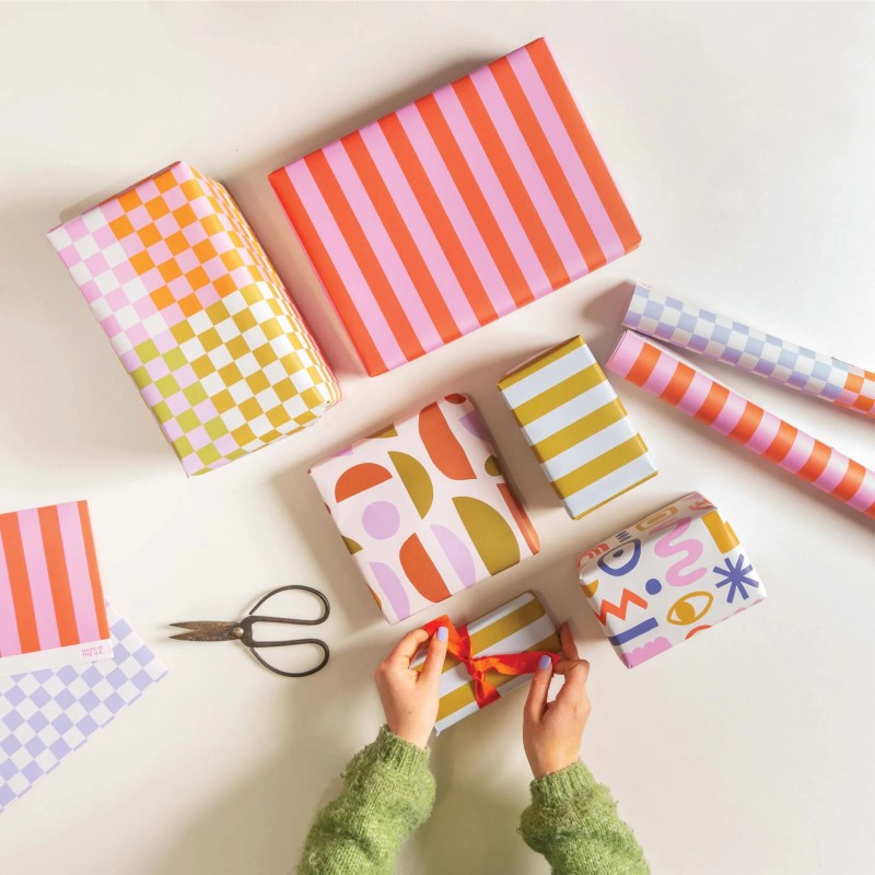 recycled gift wrap