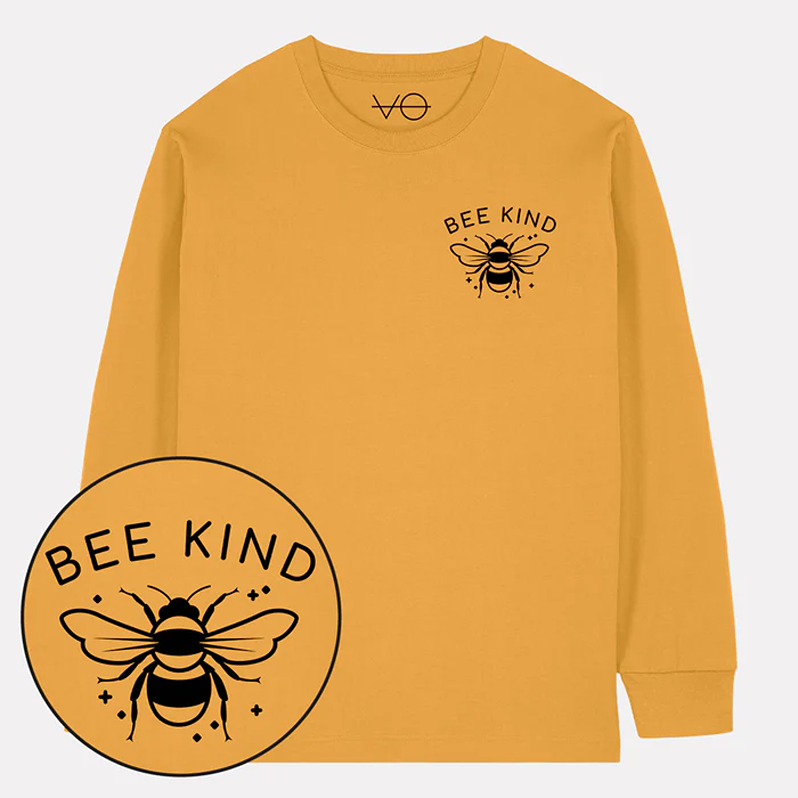 long-sleeved organic cotton tee