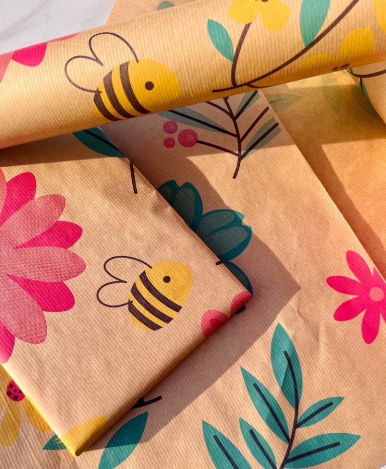 recycled gift wrap