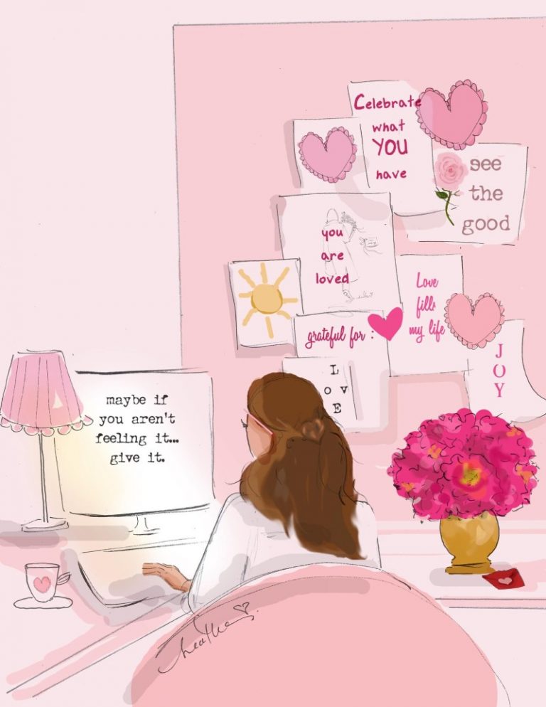 pink office Heather Stillufsen