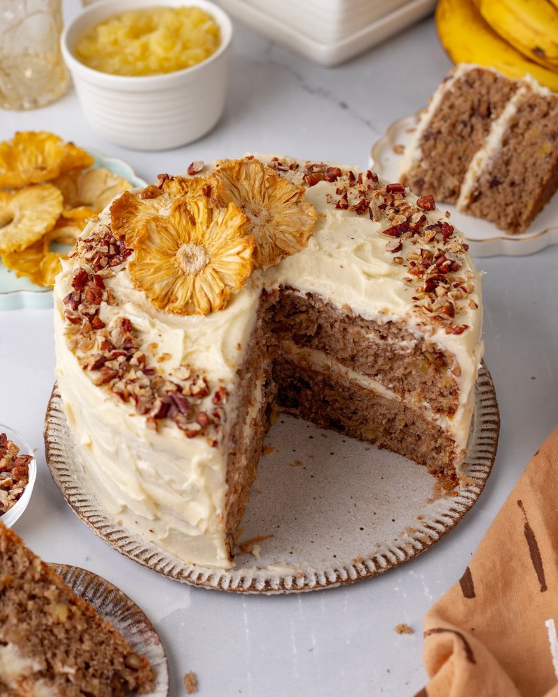 vegan hummingbird cake