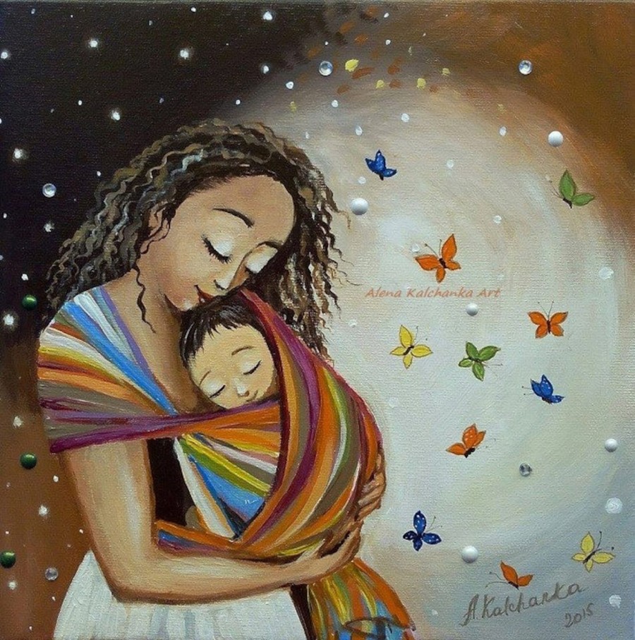 African mother Alena Kalchanka