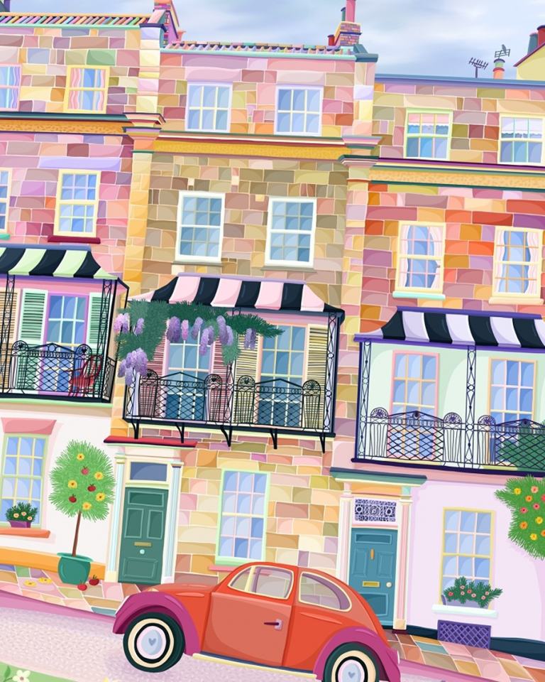 Clifton Bristol art by Isabelle