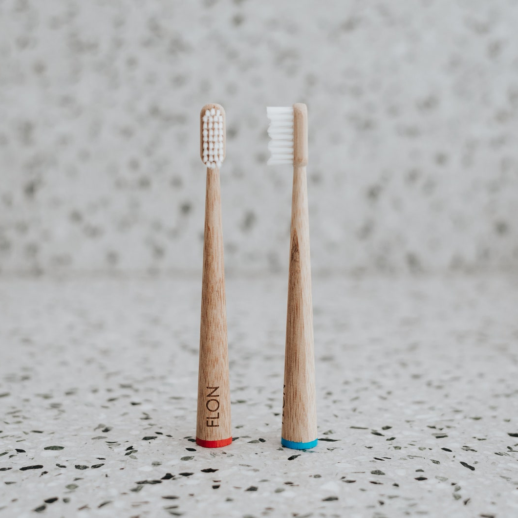 Flon bamboo toothbrushes