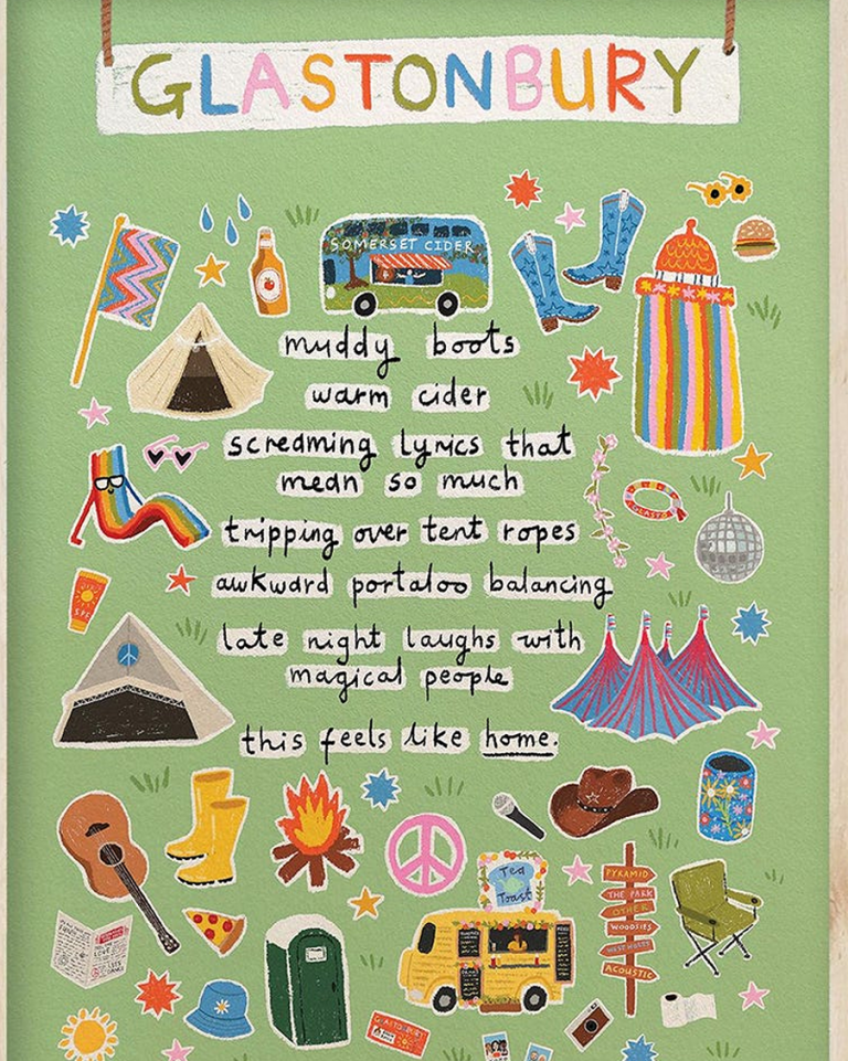 Glastonbury Abbie Rose Design