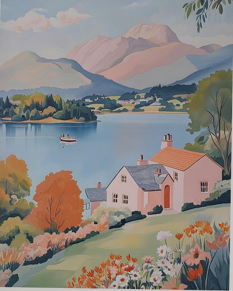 Lake District Pastel Pine