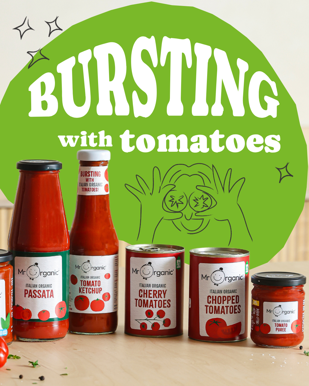 Mr Organic tomato ketchup