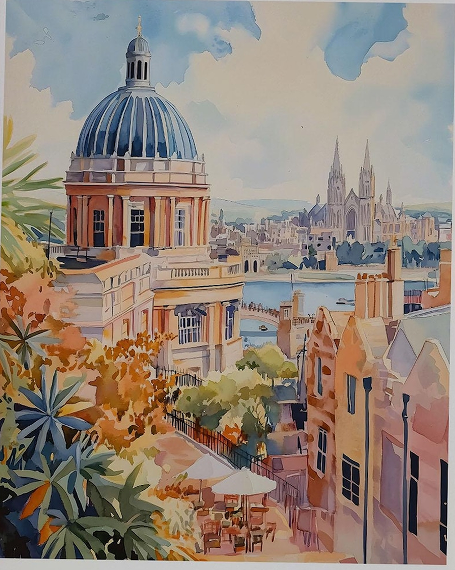 Oxford city Pastel Pine