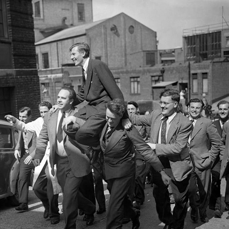 Roger Bannister and friends