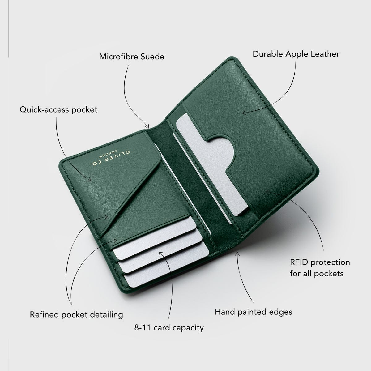 apple leather wallet