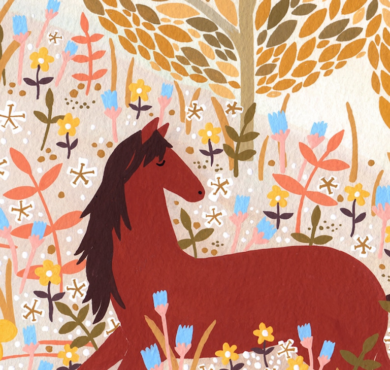 horse meadow Sian Summerhayes