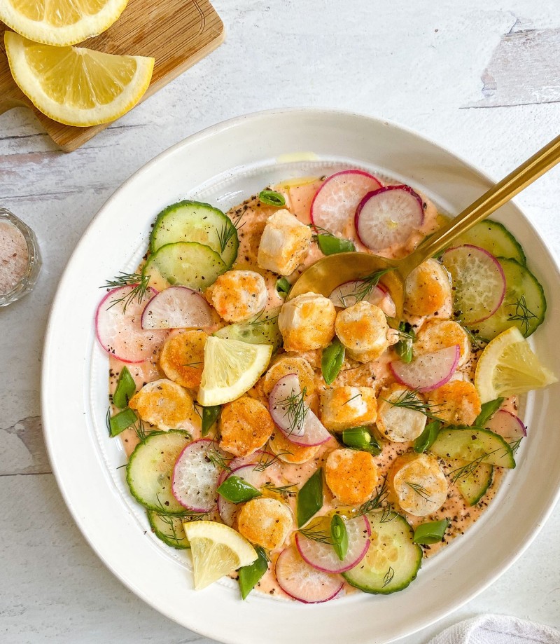 mind-blown plant-based scallops