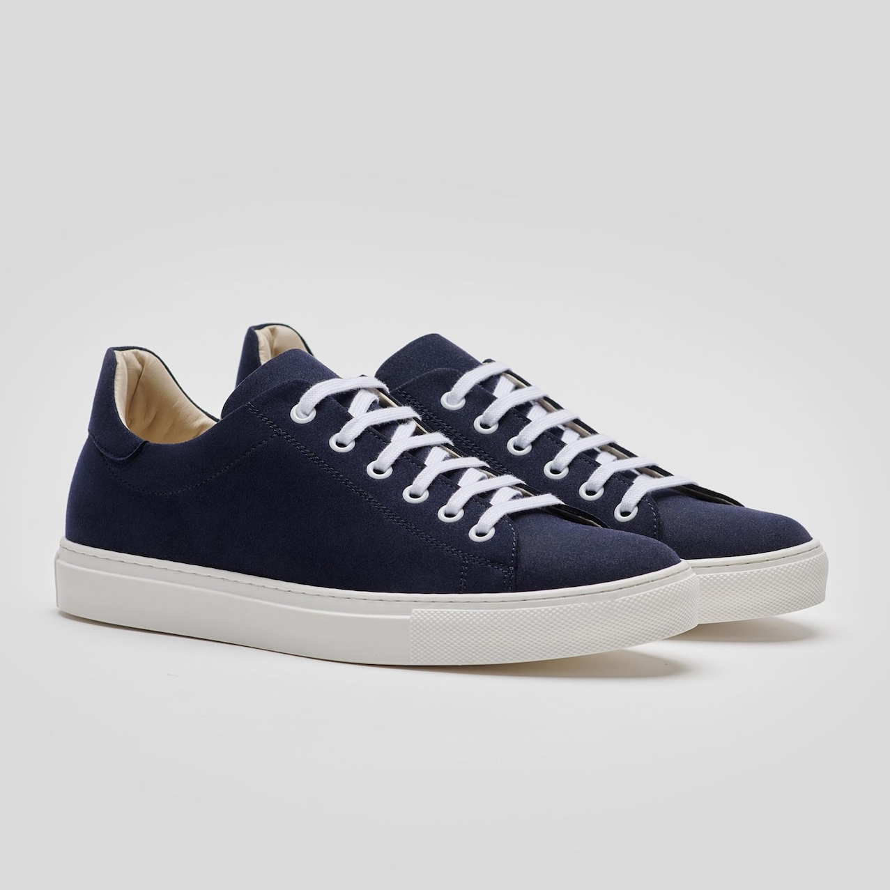 vegan suede sneakers