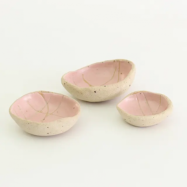 wonky clay bowls
