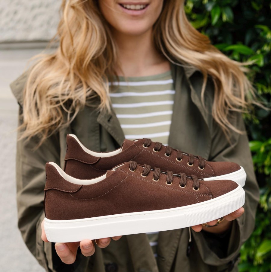 vegan suede sneakers