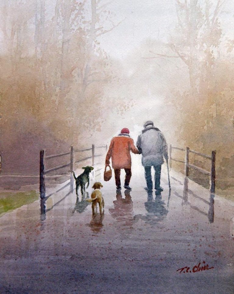 walk in the park Pine Brook studio