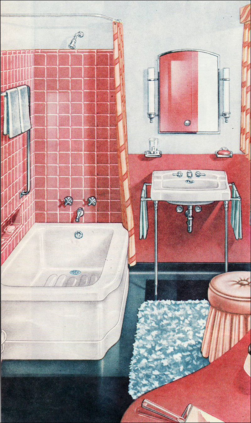 1940s bathroom