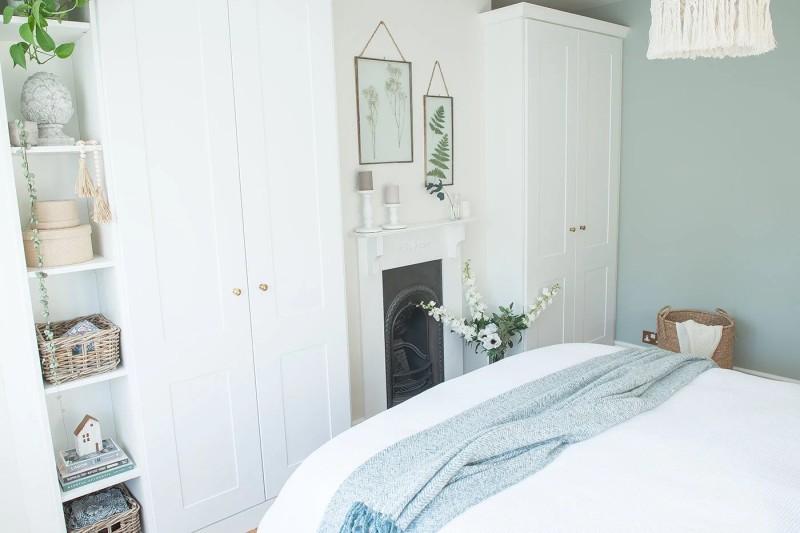 bedroom before and after