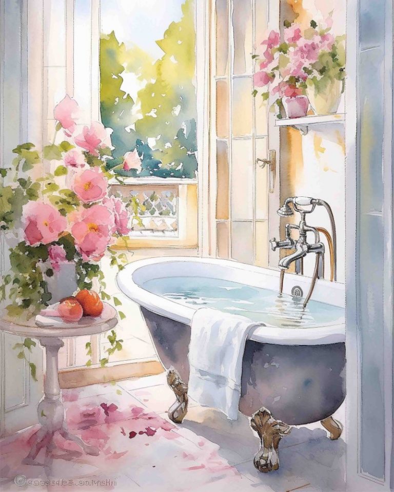 beautiful bath tub Penny Bird