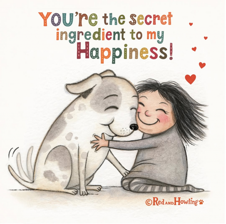 happiness red and howling
