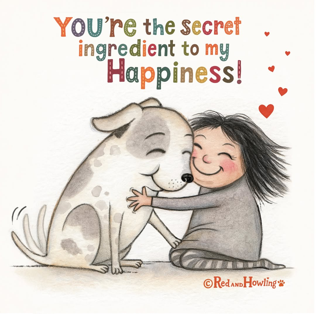 happiness red and howling