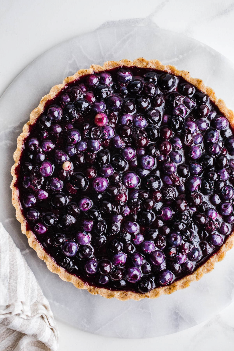 no-bake blueberry pie