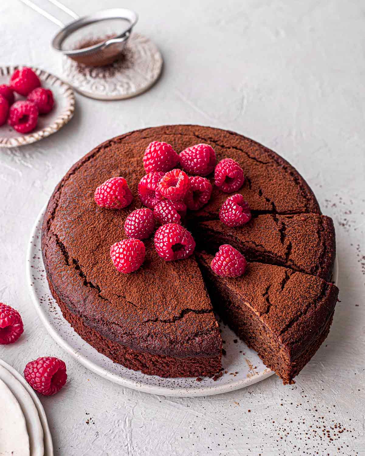 oil-free vegan chocolate cake