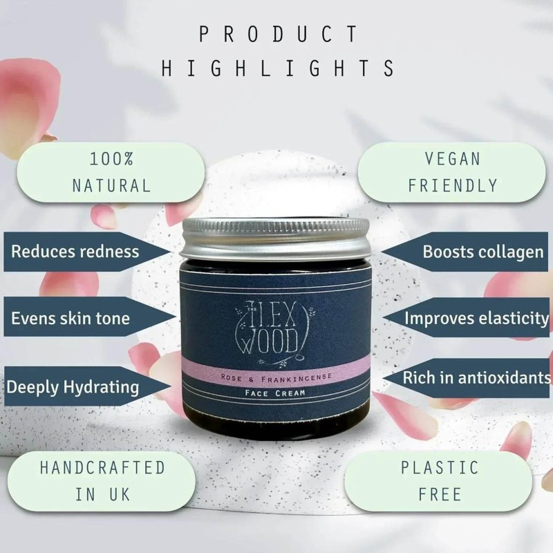 rose frankincense face cream