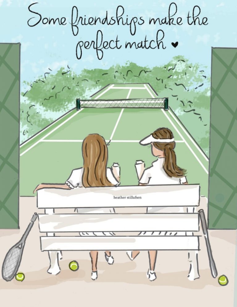 tennis partners Heather Stillufsen