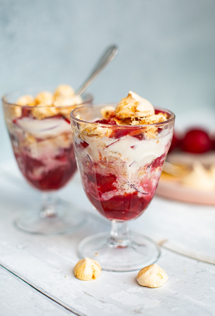 vegan Eton mess