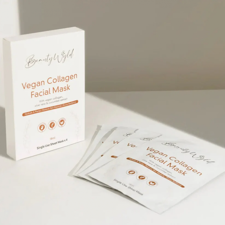 raw beauty lab vegan collagen mask