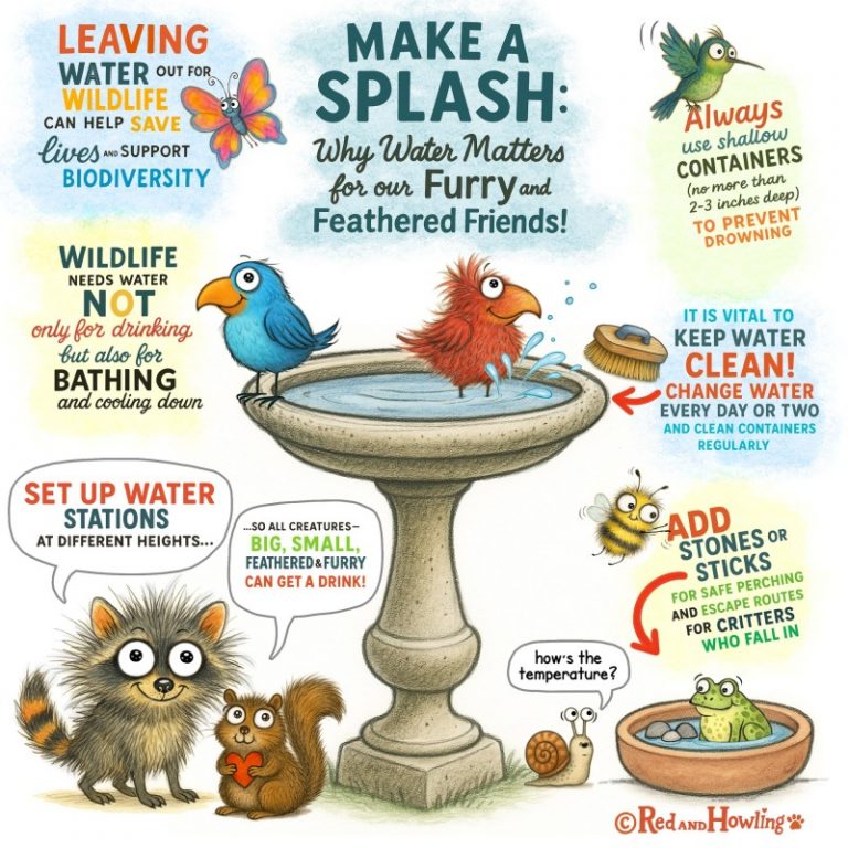 water for birds and wildlife