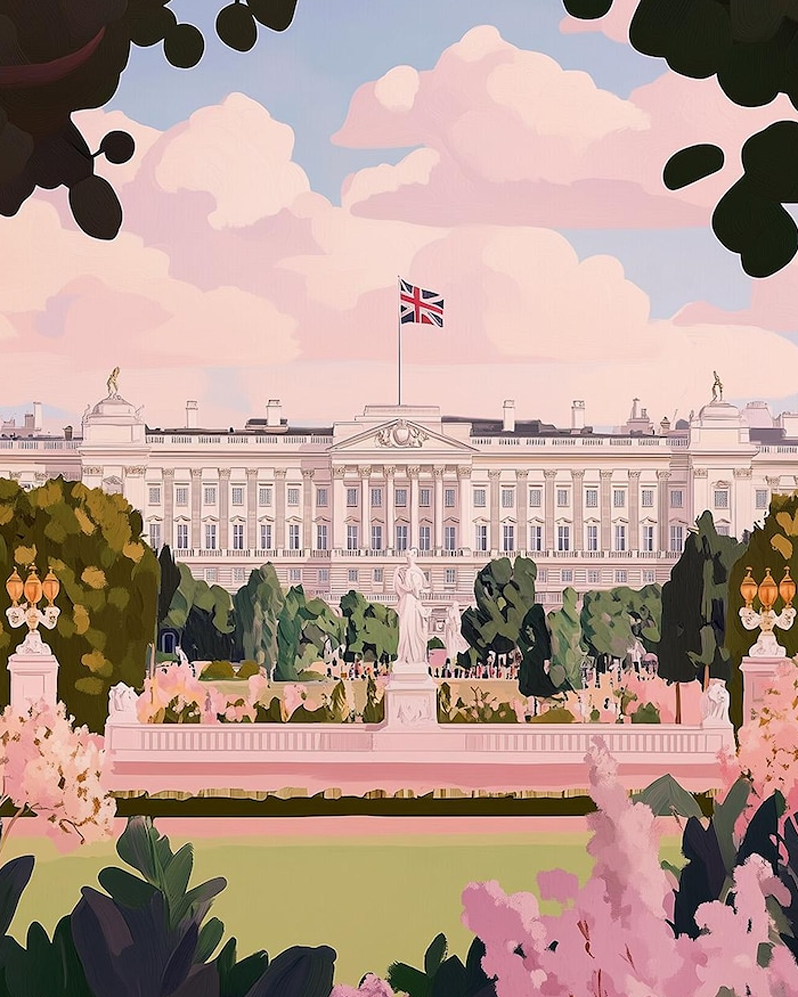 Buckingham Palace Art by Jess