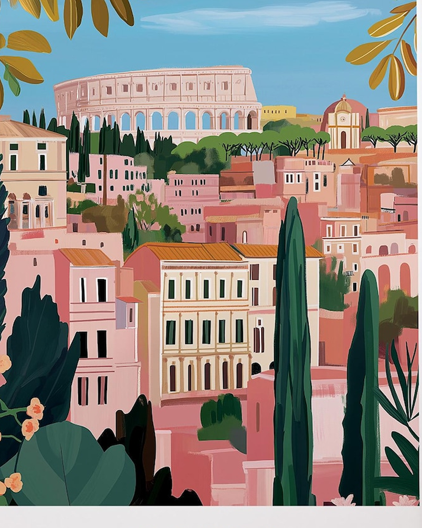 Rome Art by Jess