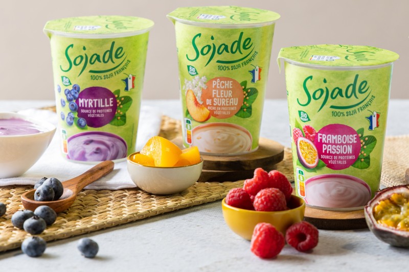 Sojade organic fruit soya yoghurts