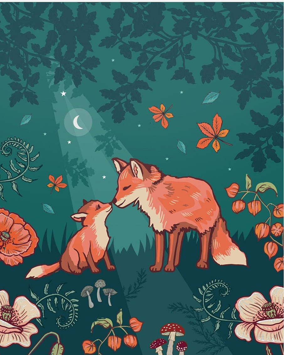 fox and cub